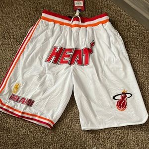 Just Don Miami Heat Basketball 🏀 Shorts
